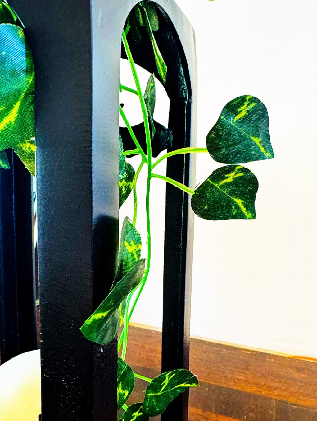 Eco Goth Indoor Lantern With Crystal Garden