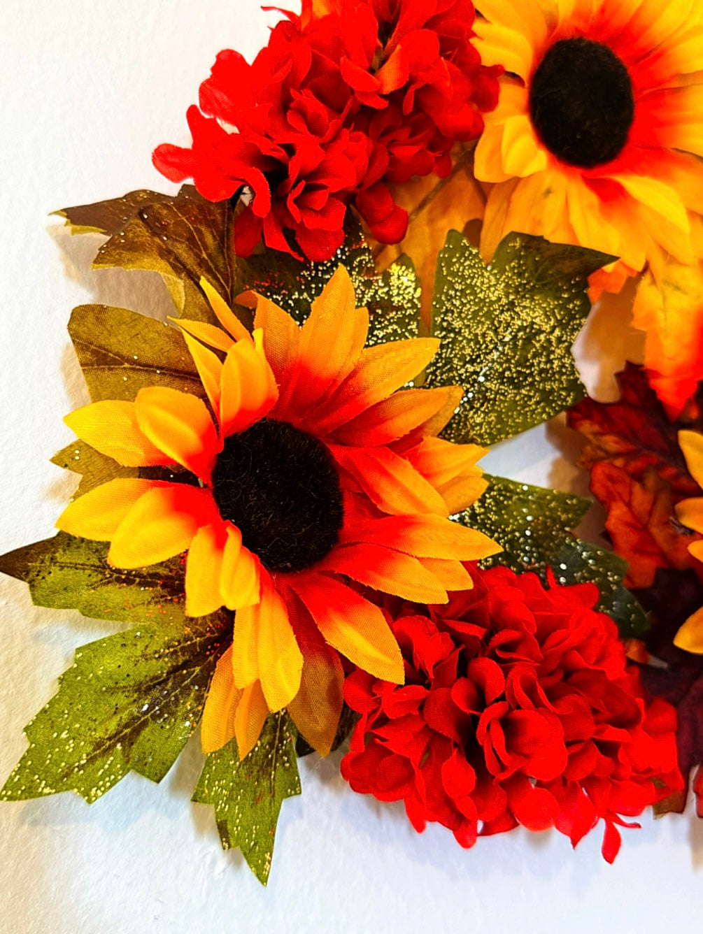 Autumn Harvest Hanging Holiday Wreath