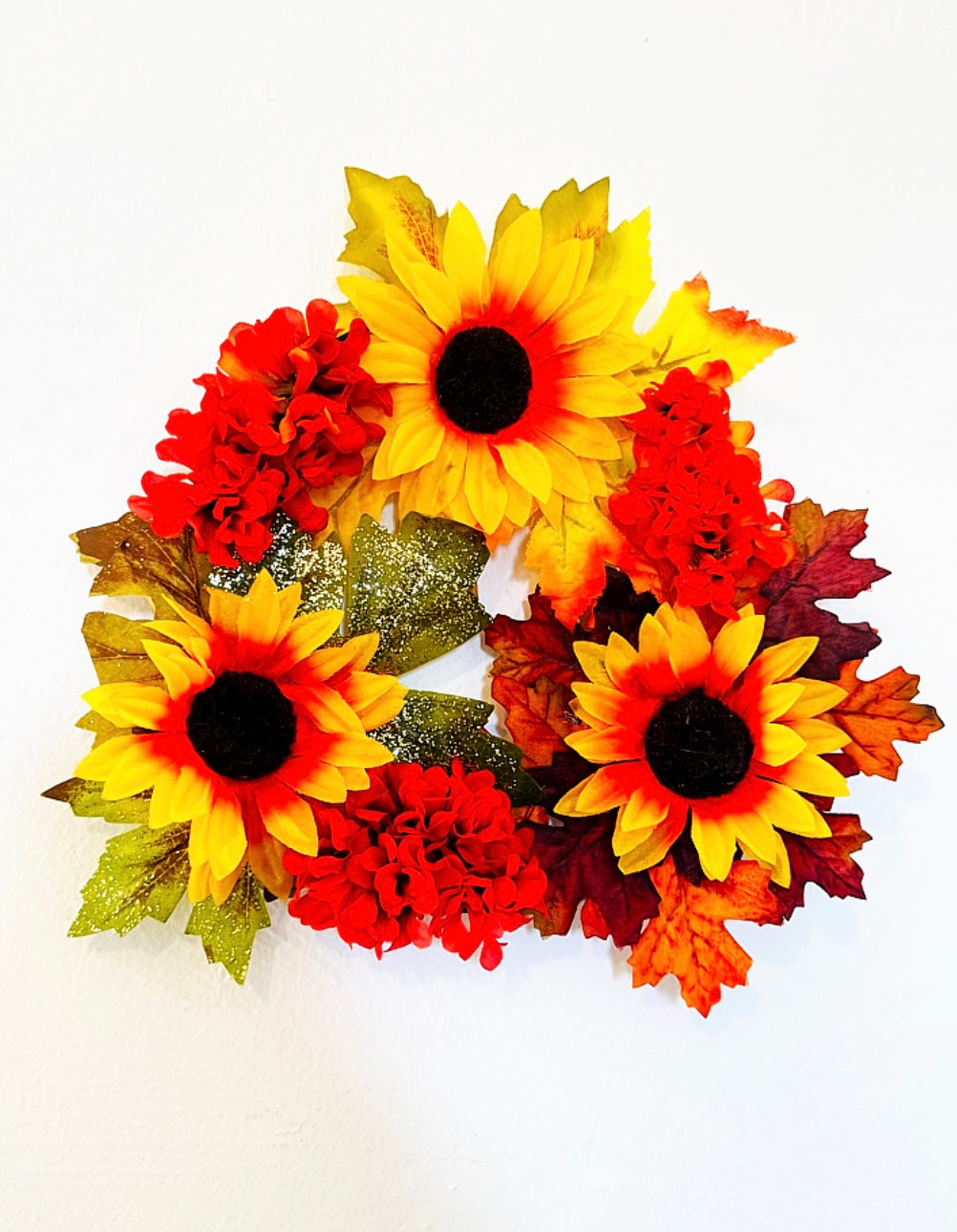 Autumn Harvest Hanging Holiday Wreath