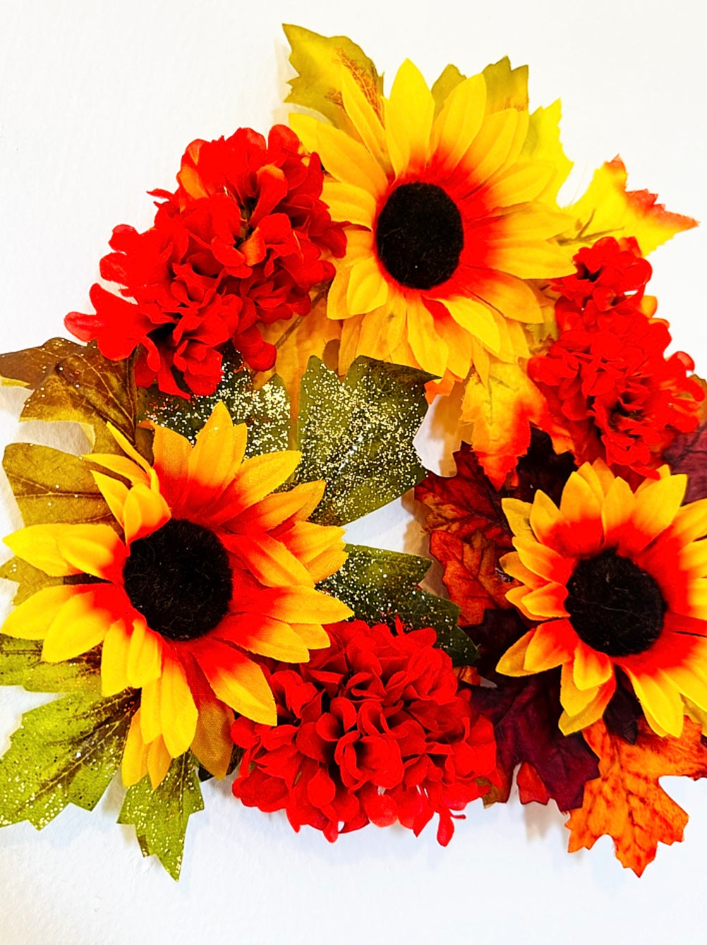 Autumn Harvest Hanging Holiday Wreath